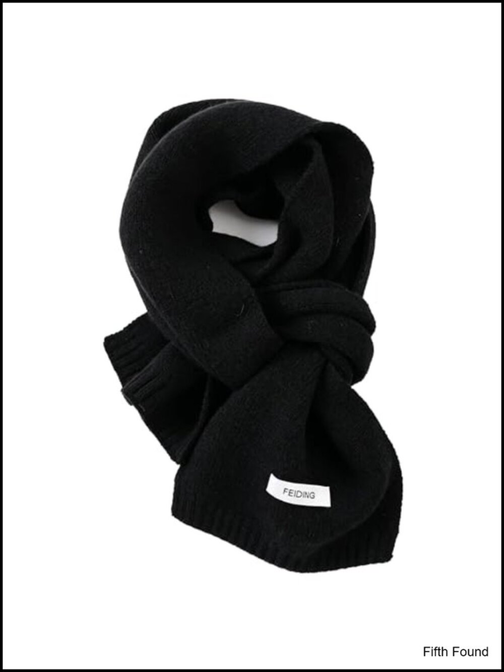Knit Scarf Wool-Like Neck Warmer for Cold Weather